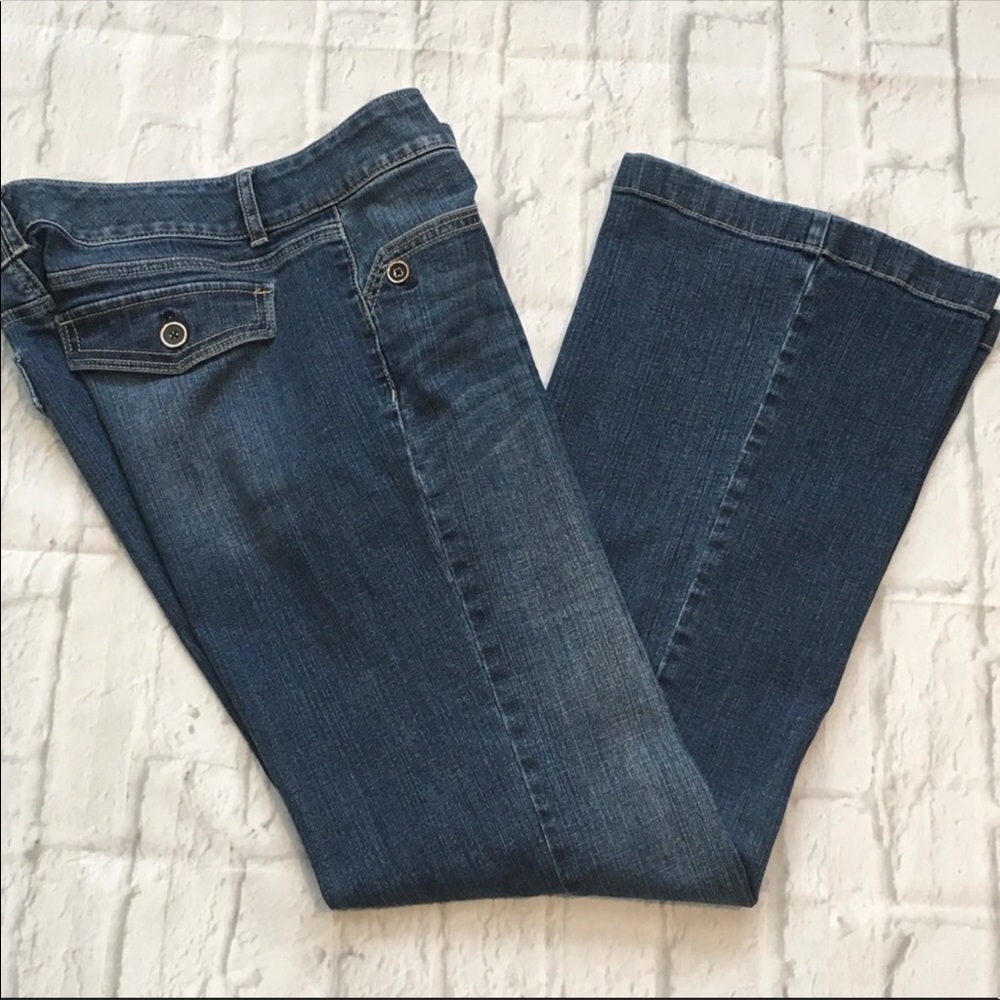 WHBM Trouser Leg Jeans  sz 10